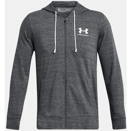 Under Armour Sweatshirt UA Rival Terry LC FZ-GRY - Mens