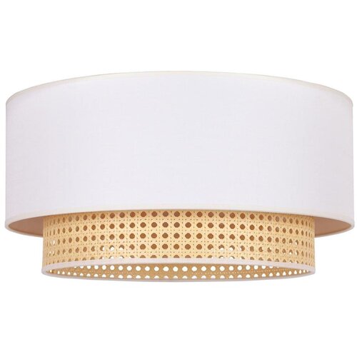  duolla - plafonsko svetlo boho 3xE27/15W/230V ø 60 cm krem/ratan Cene