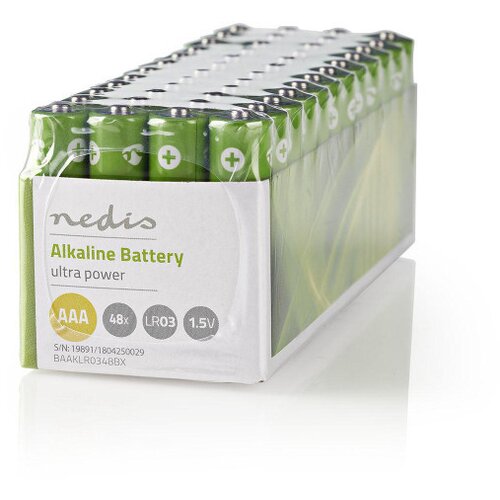 Nedis baterija alkalna AAA 1.5V 4/1 BAAKLR0348BX Cijene
