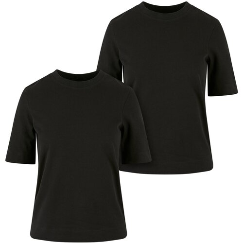 UC Ladies Women&amp;#039;s T-Shirt Classy Tee - 2 Pack Black+Black Slike