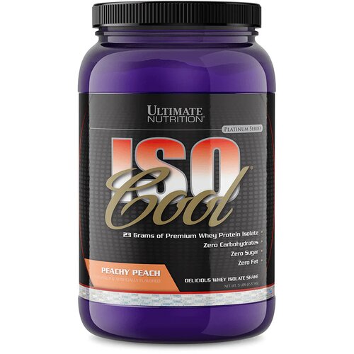 Ultimate Nutrition iso cool &amp;ndash; hladno filtrisan izolat proteina za brzu apsorpciju - vanila 2.27kg Slike