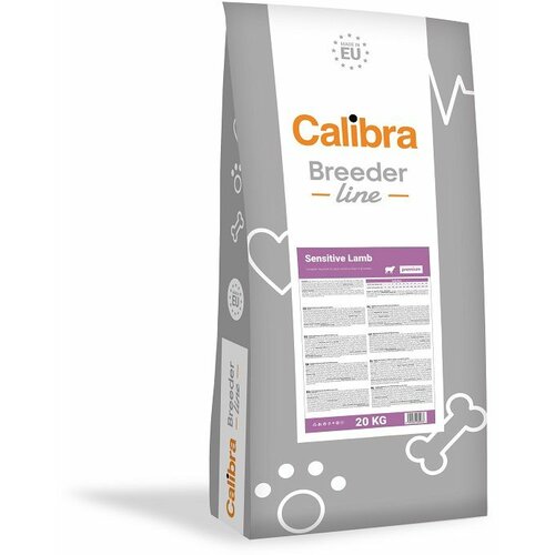 CALIBRA Dog Breeder Line Premium Adult Sensitive Jagnjetina, hrana za pse 20kg Slike