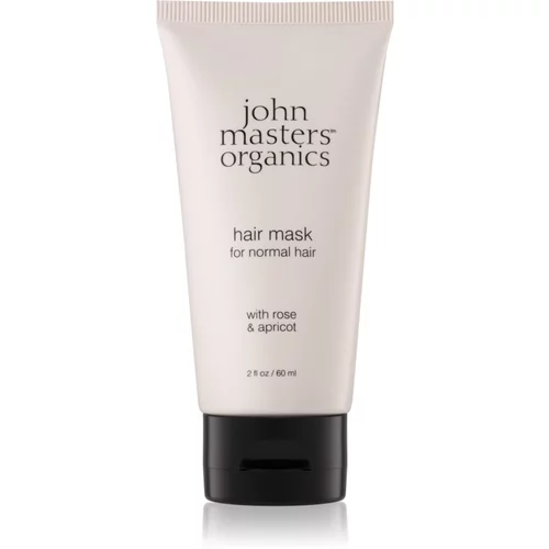 John Masters Organics Rose & Apricot maska za lase 60 ml