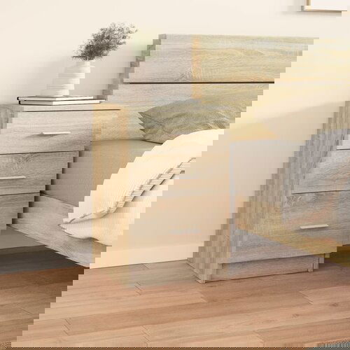 vidaXL Nočna omarica sonoma hrast 40x40x63 cm konstruiran les Cene