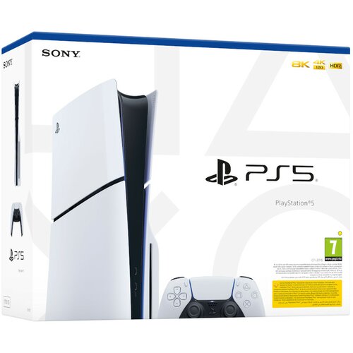 Sony PS5/EAS Playstation 5 Slim, D Chassis, 1TB, Beli Slike