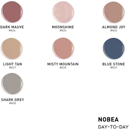 NOBEA Day-to-Day Gel-like Nail Polish lak za nohte z gel učinkom odtenek Sky blue #N44 6 ml Slike