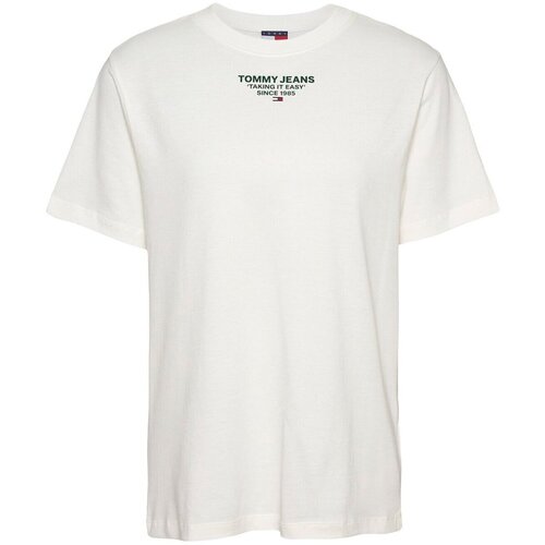 Tommy Jeans Majice &amp;amp; Polo majice DW0DW21341 Bela Slike