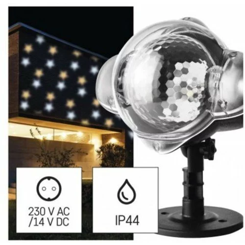 Emos lighting led božični projektor – zvezdice, zunanji in notranji, topla/hladna bela DCPN01