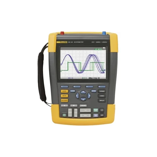 FLUKE 190-104-III-S ručni osciloskop (scope-meter) 100 mhz 4-kanalni 1.25 gsa/s 30 kpts 8 bit 1 set