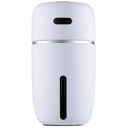Venisymlis Prenosni Vlažilec S Hladno Meglo, 200 Ml Mini Usb Avtomobilski Vlažilec Zraka, Čistilec Zraka S 7 Barvno Nočno Lučko (Bela), (22060919) Cene