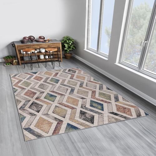 Conceptum Hypnose Woopamuk393 Multicolor Rug (120 x 180) Cene