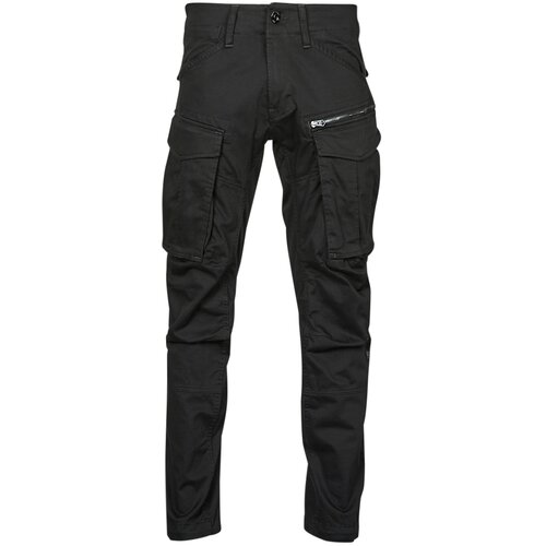 G-star Raw Hlače cargo rovic zip 3d regular tapered Črna Slike