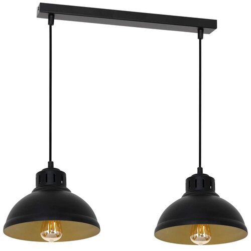  Luster na sajli SVEN 2xE27/15W/230V crna/zlatna Cene