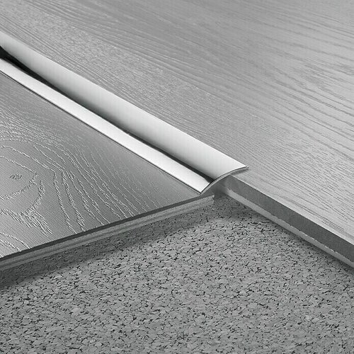 LOGOCLIC Prehodni profil 110 (Plemenito jeklo sijaj, 1 m x 30 mm x 3,5 mm, Vrsta montaže: Lepljenje, Neperforirana) Cene