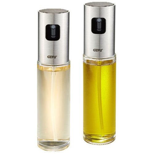 Gefu NEVA oil /vinegar dispenser 0.1 L Bottle Glass, Plastic, Stainless steel Stainless steel, Transparent Slike