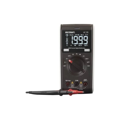 Voltcraft VC131 ročni multimeter digitalni CAT III 600 V Prikaz (&scaron;tetje): 2000, (5000287364) Cene
