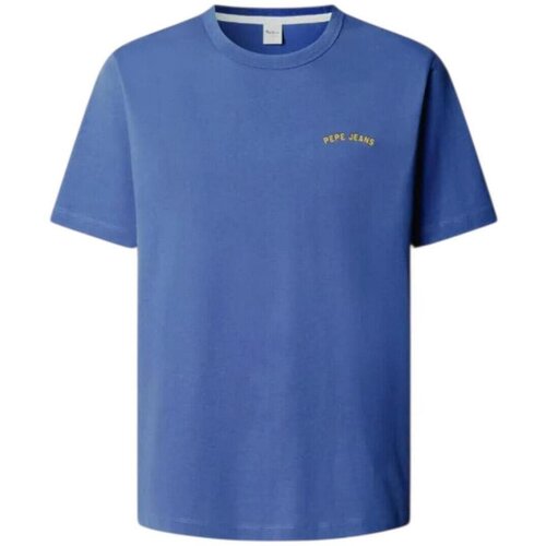 PepeJeans Majice s kratkimi rokavi PM5010293 576 Modra Cene