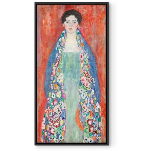  Slika - Gustav Klimt – Portrait of Fräulein Lieser 40x80 U crnom drvenom okviru Cene