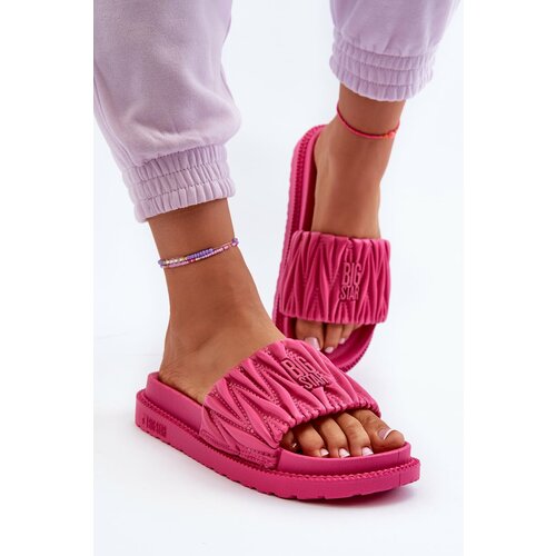 Big Star Women's slippers on the Fuchsia platform Slike