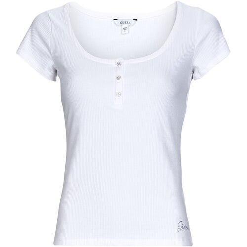 Guess ES SS KARLEE JEWEL BTN HENLEY Bijela Cene