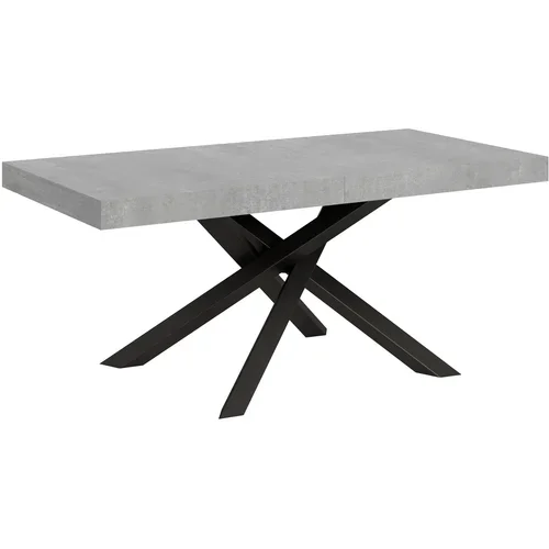 Itamoby   Volantis (90x180/440 cm) - siva, barva nog: antracit - raztegljiva jedilna miza, (20842217)