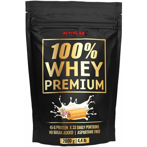 ACTIVLAB protein na bazi surutke 100% whey premium milk fudge 2kg Slike