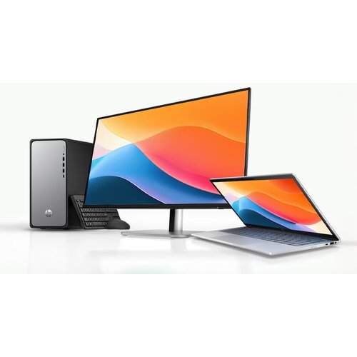 HP 27" Flat IPS AG 4K UHD 3840x2160@60Hz docking monitor, 16:9, 1000:1, 350cd/m&sup2;, 5ms, 178&deg;/178&deg;, Edge-lit, 3 USB-A 3.1, 2 USB-C 3.1, 1 DP 1.4, 1 HDMI 2.0, 1 RJ-45, 2x3 W, Pivot/Height/Swivel/Tilt, VESA100x100mm, 3yw, Black/Silver, E27k G5 6N4C4AA Cene