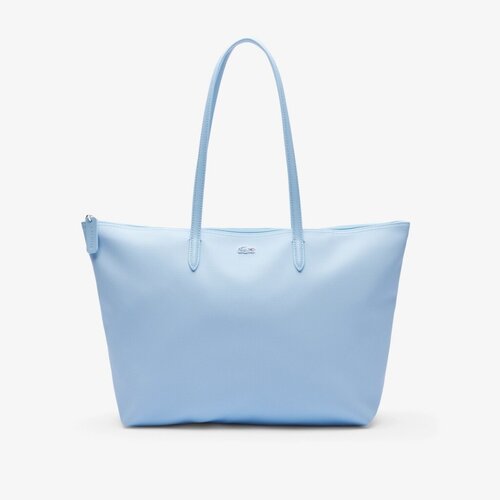 Lacoste LARGE COATED CANVAS TOTE Plava Cijene
