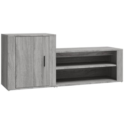 Maison Chic Omarica za obutev - Kopa za čevlje siva sonoma 130x35x54 cm inženirski les, (21777430) Slike