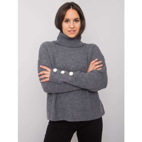RUE PARIS Sweater-LC-SW-15-2.01-dark gray Cene