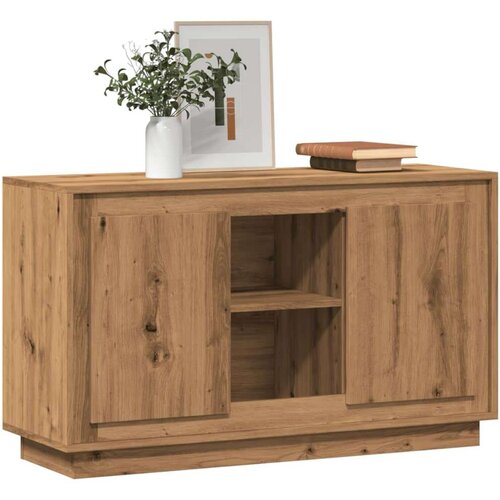 VidaXL Komoda Artisan hrast 102x35x60 cm izrađeno drvo Slike