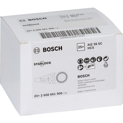 Bosch HCS univerzalni sekač utora AIZ 28 SC 28 x 40 mm - pakovanje od 25 komada - 2608661906 Slike