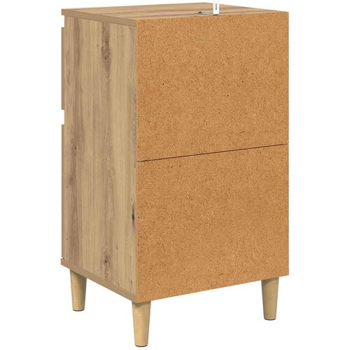  Noćni ormar s ladicama 2 pcs Umjetnički hrast 40 x 35 x 70 cm Slike