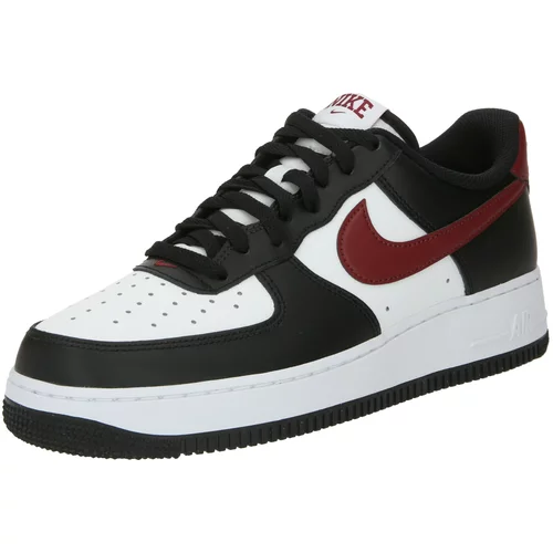 Nike Sportswear Niske tenisice 'AIR FORCE 1 '07' bordo / crna / bijela
