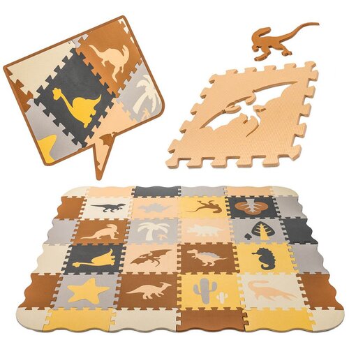  Pjenasta puzzle podloga/ ogradica za igru 36 elemenata dinosauri Slike