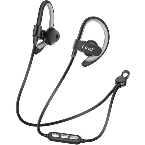LINQ Sport Bluetooth slu&amp;scaron;alke, crne, domet 40 m - ovratni trak, (20886162) Slike