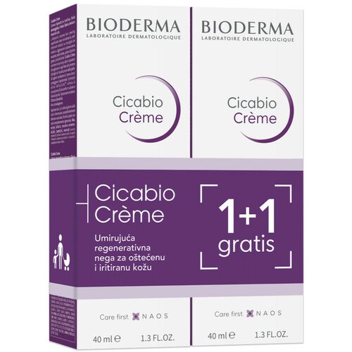Bioderma Cicabio Krema, 40 ml 1+1 GRATIS Cene