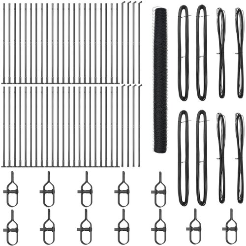 vidaXL heksagonalna ograda siva 1.5x100 m čelik, stupovi ograde s temeljnim pločama 13 kom Ø32mm 83.5cm pocinčani čelik Cijene