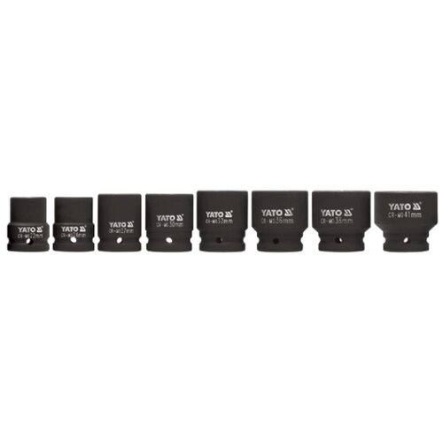 Yato 3/4 "udarne kapice" 8 elementov 22-41 mm 1115, (21121279) Cene