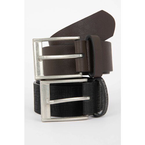 Defacto Faux Leather 2-Pack Daily Belt Slike