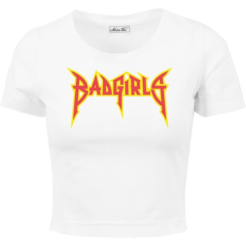 Miss Tee Badgirls Cropped Tee white Cene