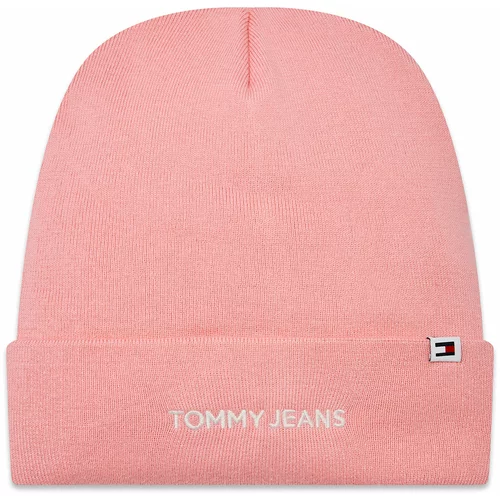 Tommy Jeans Kapa Tjw Linear Logo Beanie AW0AW15843 Ballet Pink THA