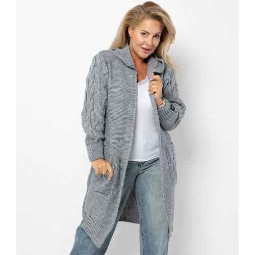 Pri Cardigan Long Chunky Braid Wool Sweater Cijene