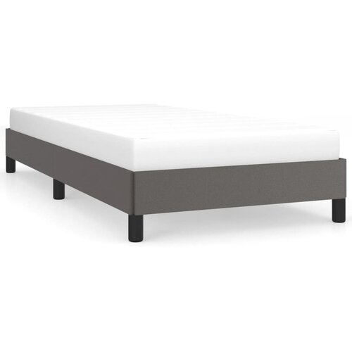  Okvir za krevet sivi 80 x 200 cm od umjetne kože Slike