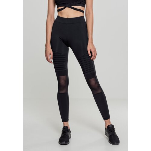 UC Ladies Women's Tech Mesh Biker Leggings Black Cene