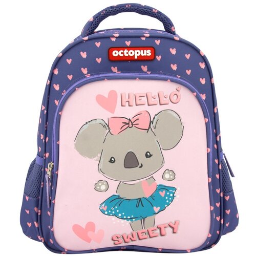 Octopus Dečiji Ranac Okb2609 Hello Sweety 26x10x30,5cm roze ljubičasta Cene