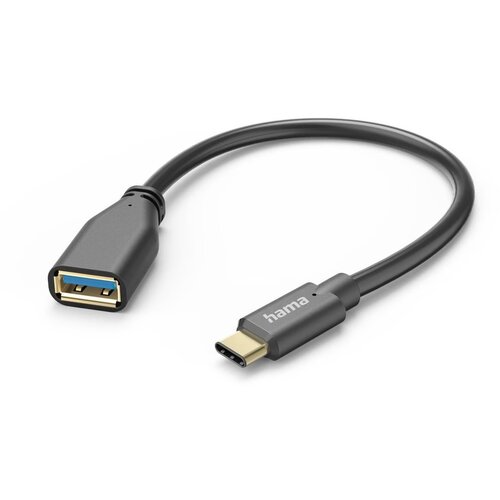 Hama otg, usb-c 15CM crni Slike