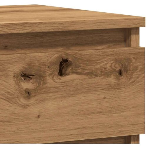 VidaXL Noćni ormarić Artisan hrast 40x35x50 cm izrađeno drvo Slike