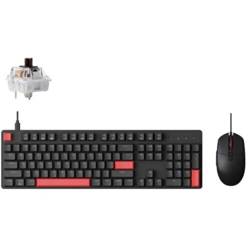 KEYCHRON Set Tastatura + Mi&scaron; X2-C3 100% - Black Cene