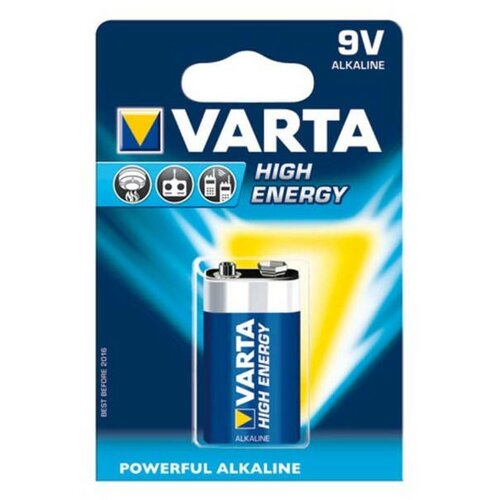 Varta baterija nepunjiva 9V 6LR61 high energy Slike